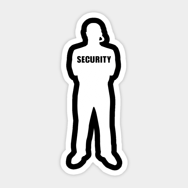 Security Sticker by Designzz
